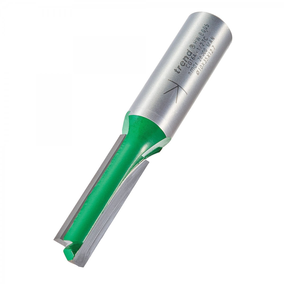 TREND C016AX1/2TC TWO FLUTE 10MM  DIA X 35MM CUT      Main Image