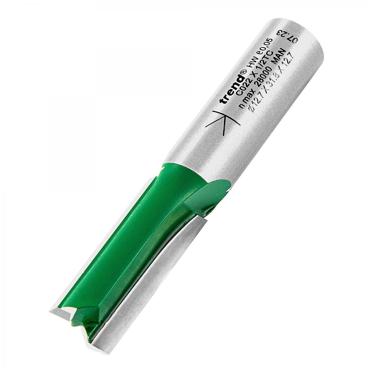 TREND C022X1/2TC TWO FLUTE 12.7MM DIA X 32MM CUT     Main Image