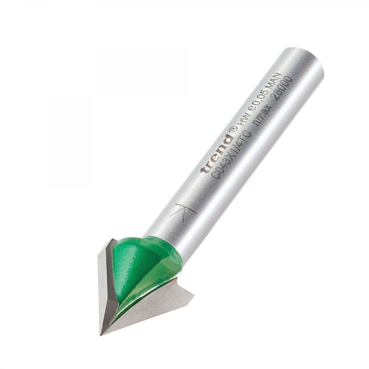 TREND C043X1/4TC CHAM V GROOV A=60 DEG X 12.7MM DIA  Main Image