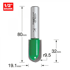 TREND C056AX1/2TC RADIUS 9.5MM RAD X 32MM CUT X 80MM  Main Image