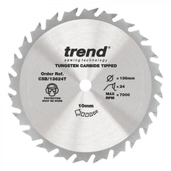 TREND CSB/13624T CRAFT SAW BLADE 136 X 24T X 10 THIN Main Image