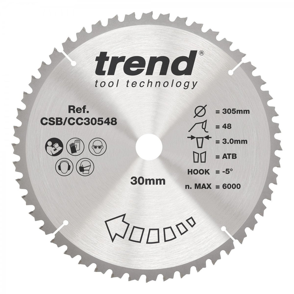TREND CSB/CC30548 CRAFT BLADE CC 305MM X 48T X 30MM   Main Image
