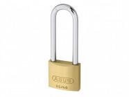 ABUS 55/40HB63 40mm Brass Padlock 63mm Long Shackle Carded