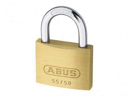 ABUS 55/50 50mm Brass Padlock Keyed 5501