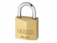 ABUS 65/25 25mm Brass Padlock Keyed 254