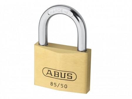 ABUS 85/50 50mm Brass Padlock Carded