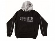 Apache Hooded Sweatshirt Black / Grey  - XL (48in)