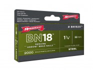 Arrow BN1820 Brad Nails 32mm 18g Box 1000