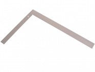 Fisher Satin Chrome Rule 600mm 24in FISC24