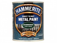 Hammerite Direct to Rust Hammered Finish Metal Paint Dark Green 750ml