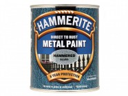 Hammerite Direct to Rust Hammered Finish Metal Paint Silver 750ml