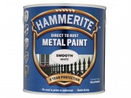 Hammerite Direct to Rust Smooth Finish Metal Paint White 2.5 Litre