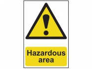 Scan Hazardous Area - PVC 400 x 600mm