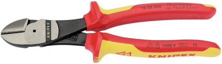 DRAPER EXPERT KNIPEX 200MM FULLY INSULATED HIGH LEVERAGE DIAGONAL SIDE CUTTERS