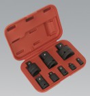 Sealey Impact Socket Adaptor Set 8pc with Storage Case