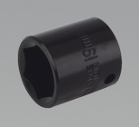 Sealey Impact Socket 19mm 3/8Sq Drive