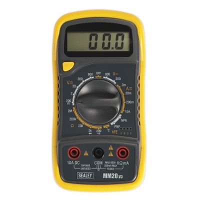 Sealey Digital Multimeter 8 Function with Thermocouple