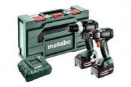 Metabo Combo Set 2.8.8 18V SB 18 LT BL Brushless Combi & SSD 18 LT 200 BL Brushless Impact Driver, 3 x 18V 5.2Ah Li-ion 