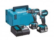 DHP485Z Combi and DTD153Z Impact Driver with 2 x 5Ah and DC18RC